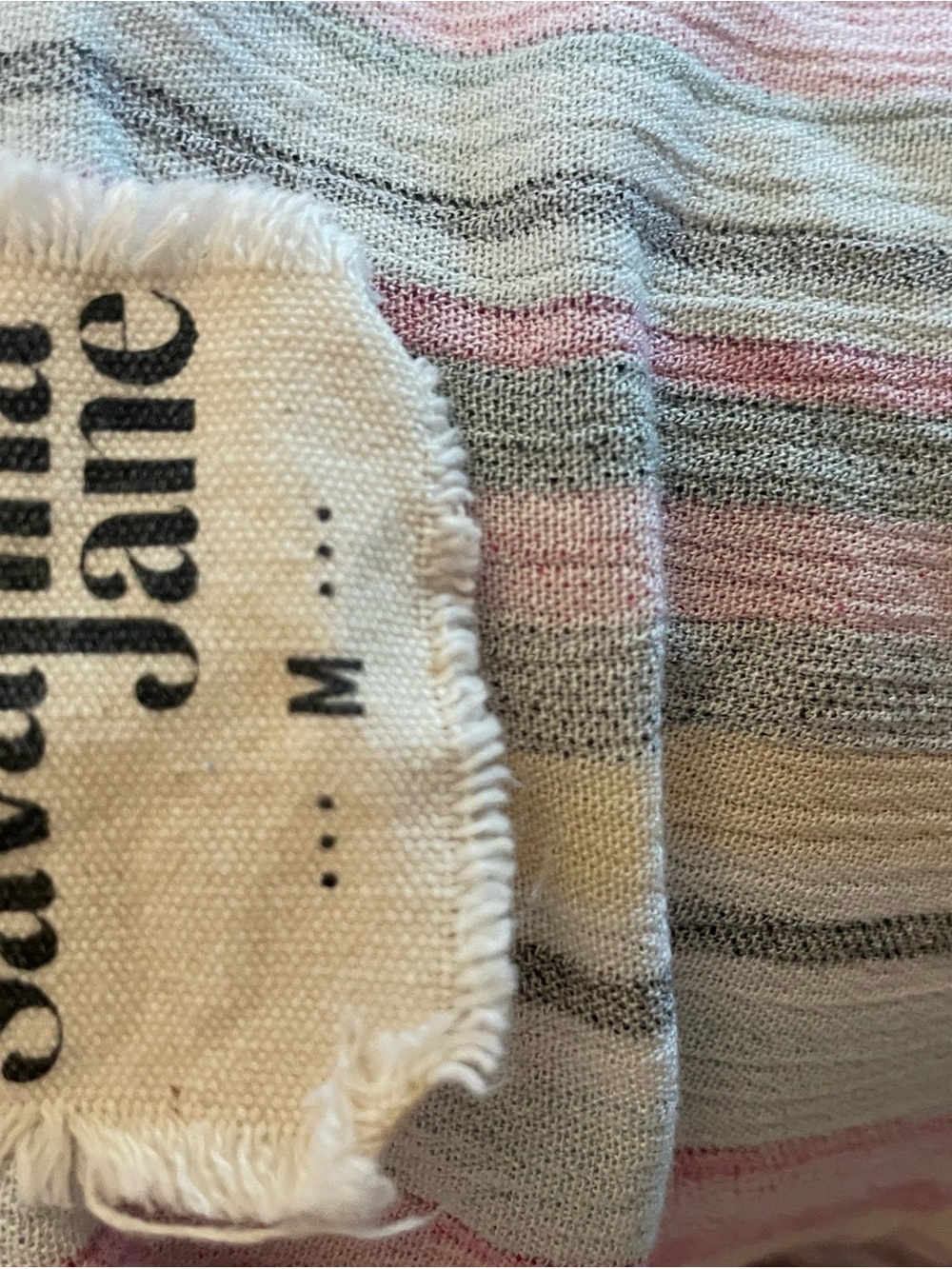 Savanna Jane Striped Tunic with Multicolor Floral Embroidery - Picture 5 of 5